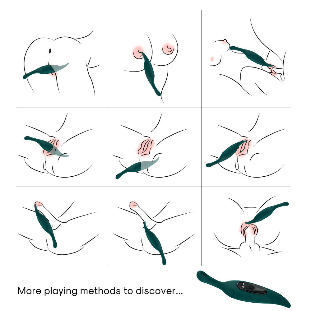 (image for) Leaf Shap Licking Vibrator