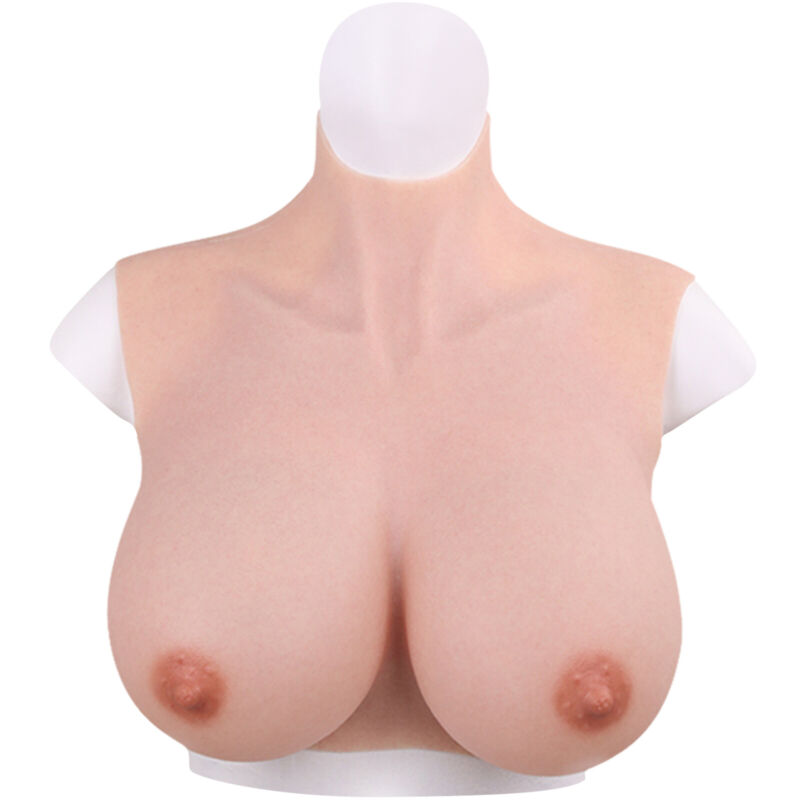 (image for) Breastplates Crossdresser Fake Tits - Silicone