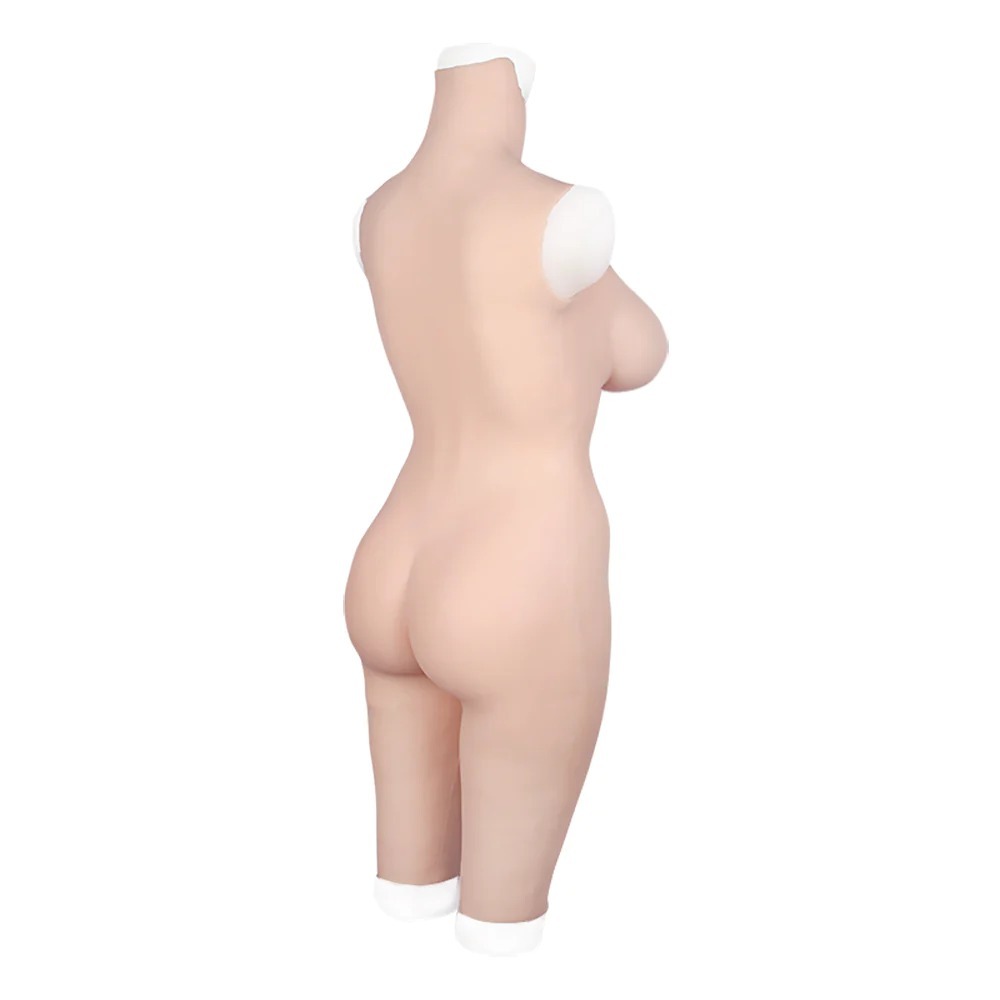 (image for) Silicone Breast Vagina Bodysuit -Cotton