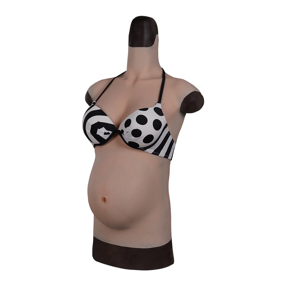 (image for) Fake Pregnant Belly With Breast - Silicone