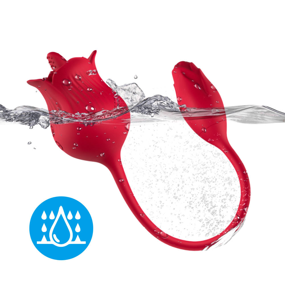 (image for) Rose Tongue Vibrator With Bud Egg