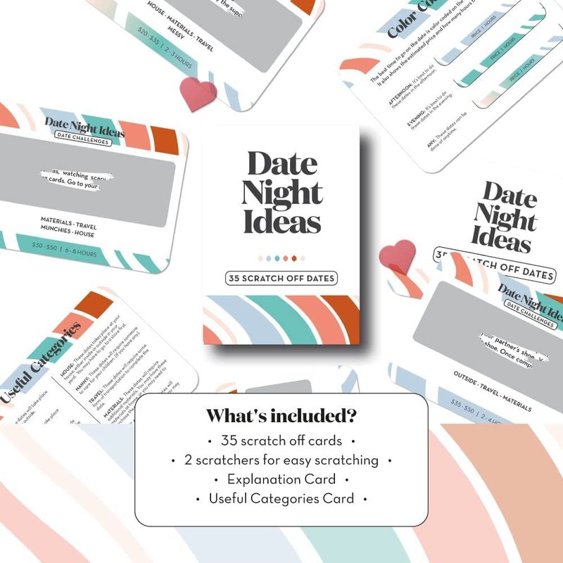 (image for) Date Night Ideas Scratch Cards