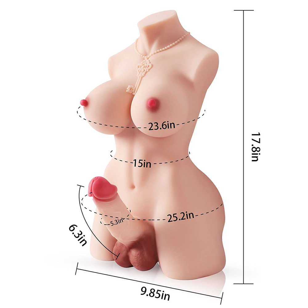 (image for) Shemale Full Body Doll With Necklace