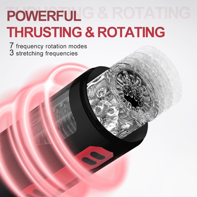 (image for) Penis Stroker with 7 Thrusting & Roating
