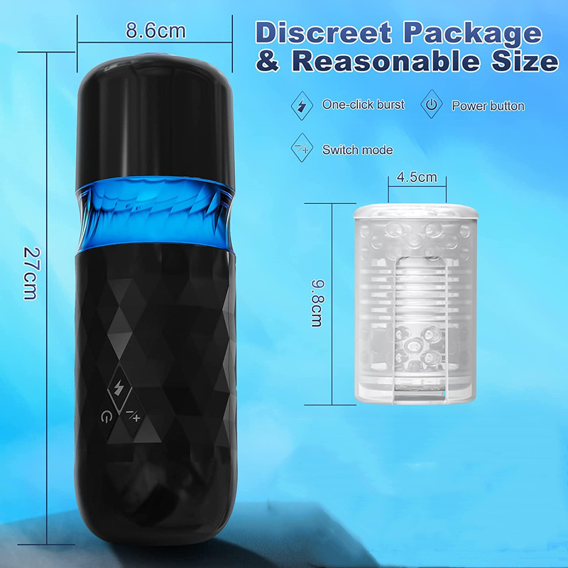 (image for) Realistic Textured Automatic Masturbation cup