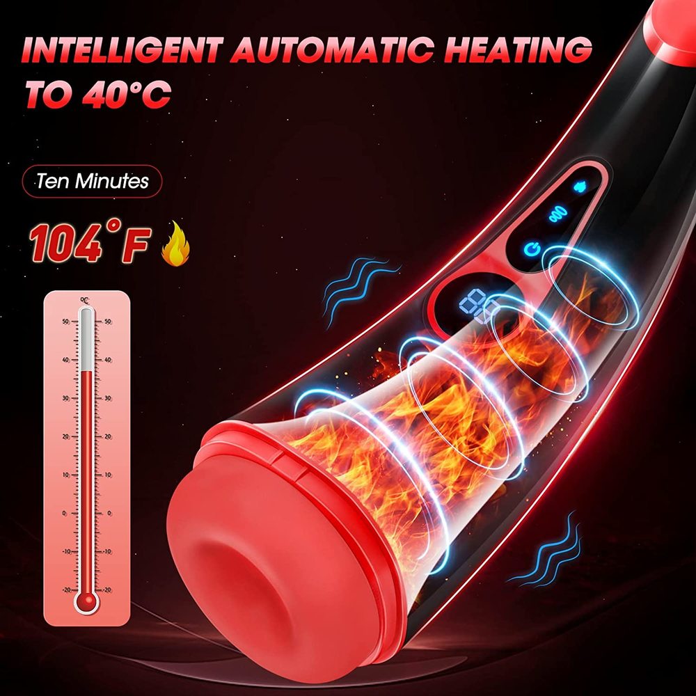 (image for) Powerful Sucking & Vibrating Heating Masturbator