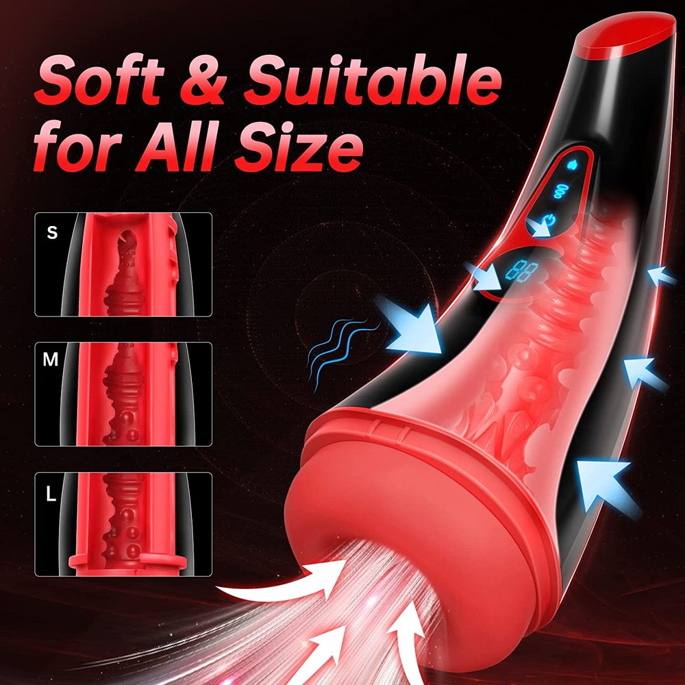 (image for) Powerful Sucking & Vibrating Heating Masturbator