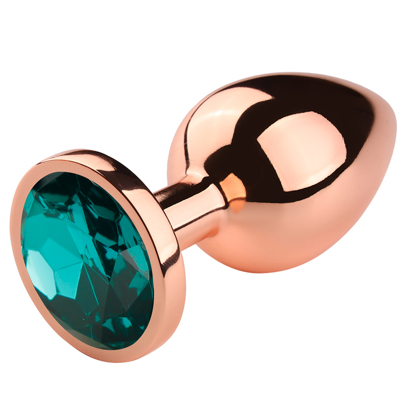 (image for) Rose Gold Anal Plug With Diamond