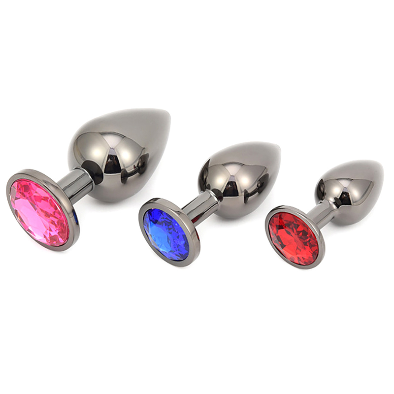 (image for) Secret Shine Metal Butt Plug Gun Colour