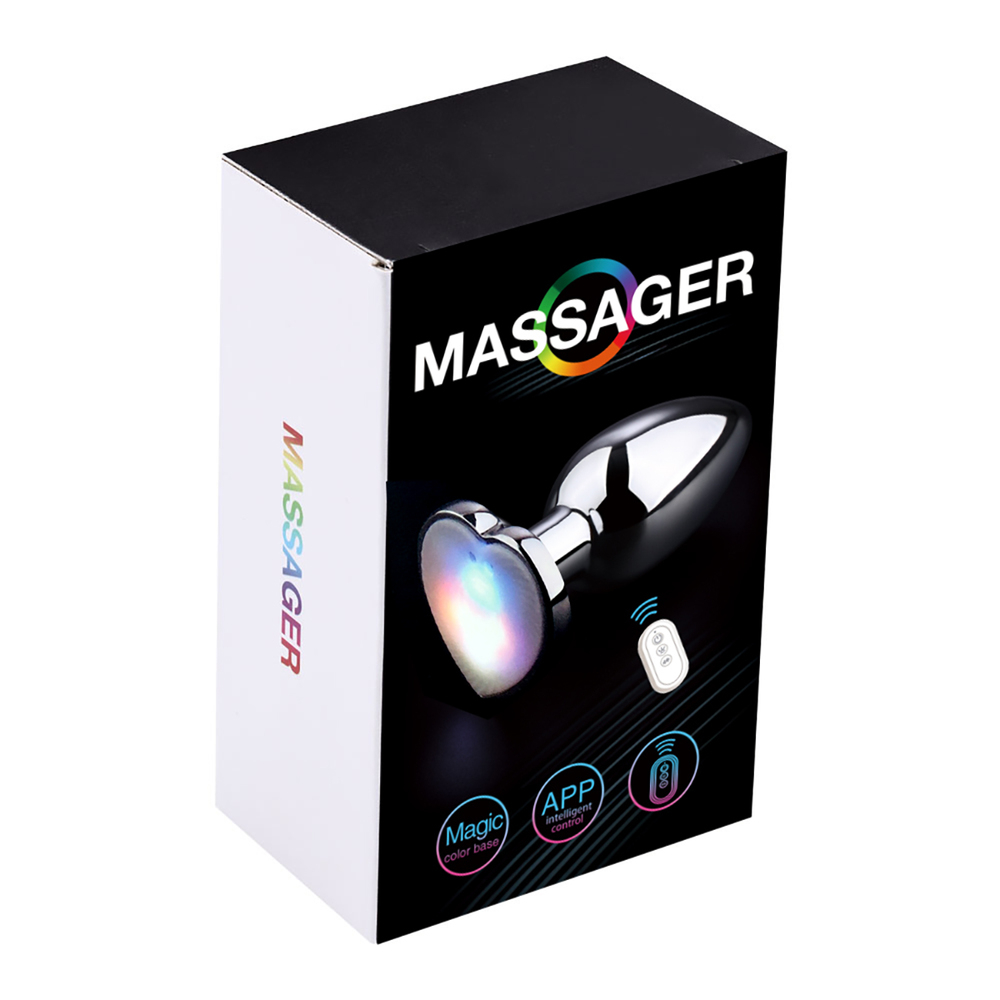 (image for) APP Smart Light Up Rainbow LED Anal Plug