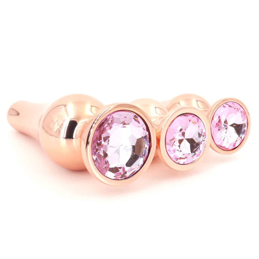 Gleaming Butt Plug Rose Gold