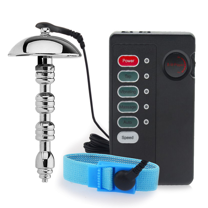 (image for) Electric Shock Penis Plug With Cover