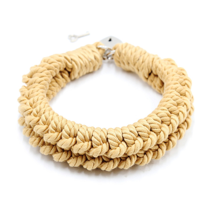 (image for) Hemp Rope Bondage Collar