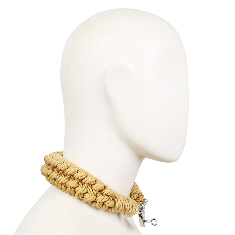 (image for) Hemp Rope Bondage Collar