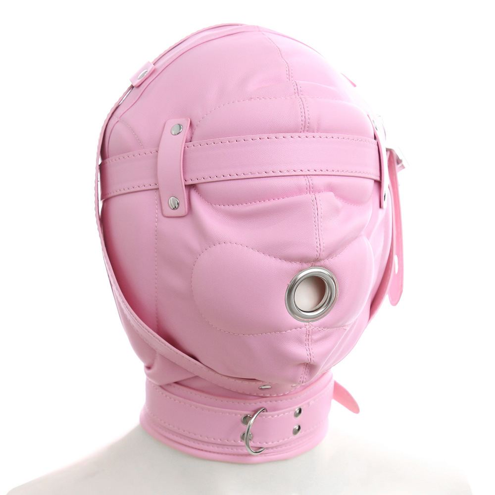 (image for) Blindfolded Hood With Mouth Hole - Bright
