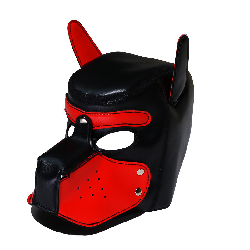 (image for) Canine Petplay Bondage Mask
