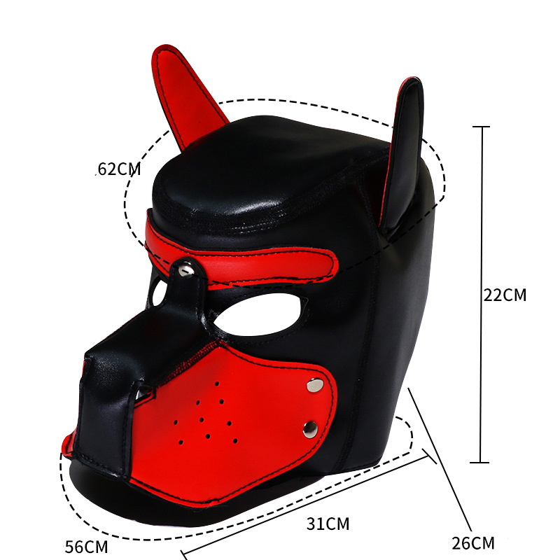 (image for) Canine Petplay Bondage Mask