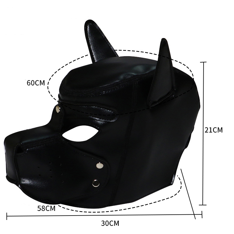 (image for) Canine Petplay Bondage Mask