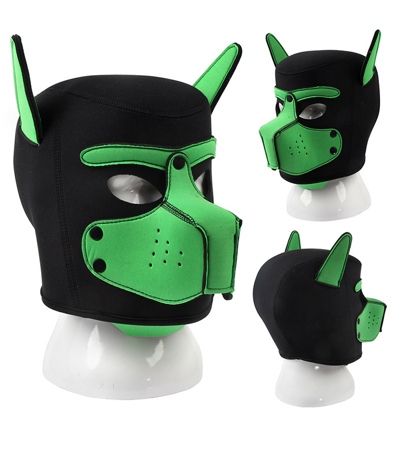 (image for) Camouflage Dog Bondage Hood