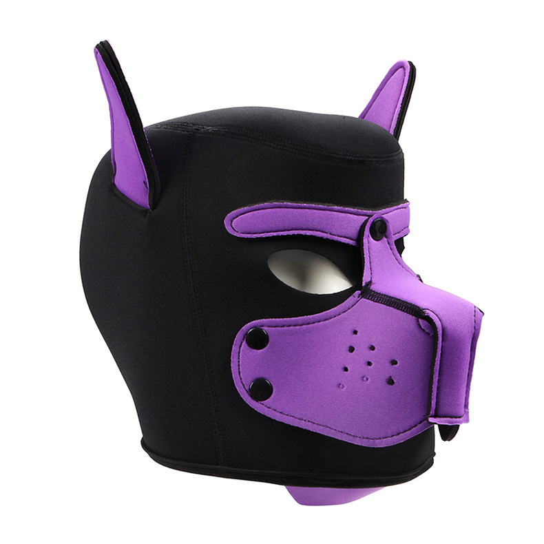 (image for) Camouflage Dog Bondage Hood