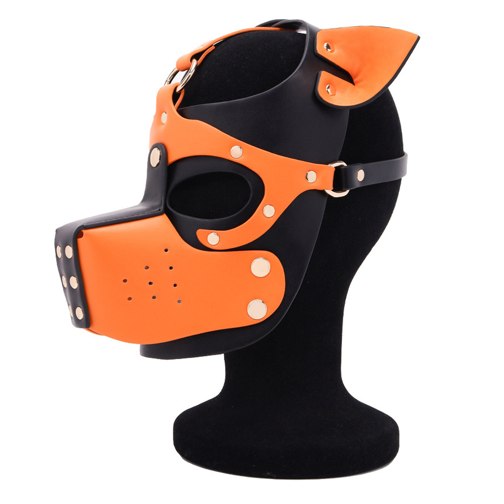 (image for) Double Color Dog Bondage Hood