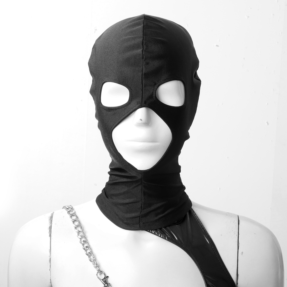 (image for) Zipper 3 Holes Full Face Mask - Big Mouth