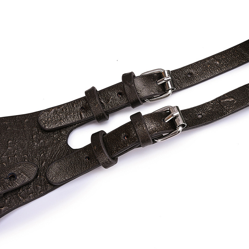 (image for) Steam Punk Strap On Harness With Cuffs