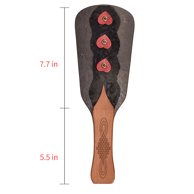 (image for) Wooden Handle Heart Paddle