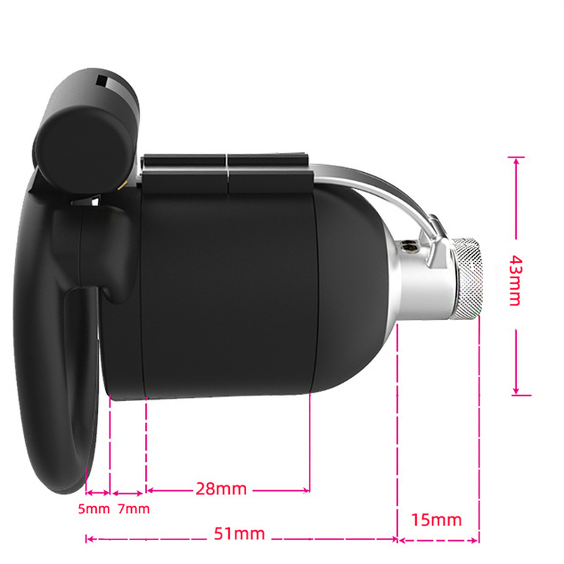 (image for) Wolf Tooth Chastity Cage With Penis Plug