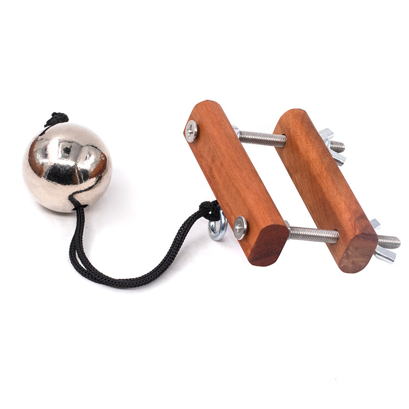 Wooden CBT Device Scrotum Crusher