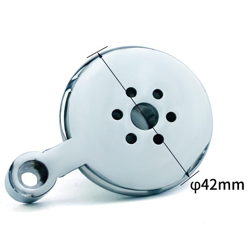(image for) Double Screw Negative Chastity Cage With Catheter