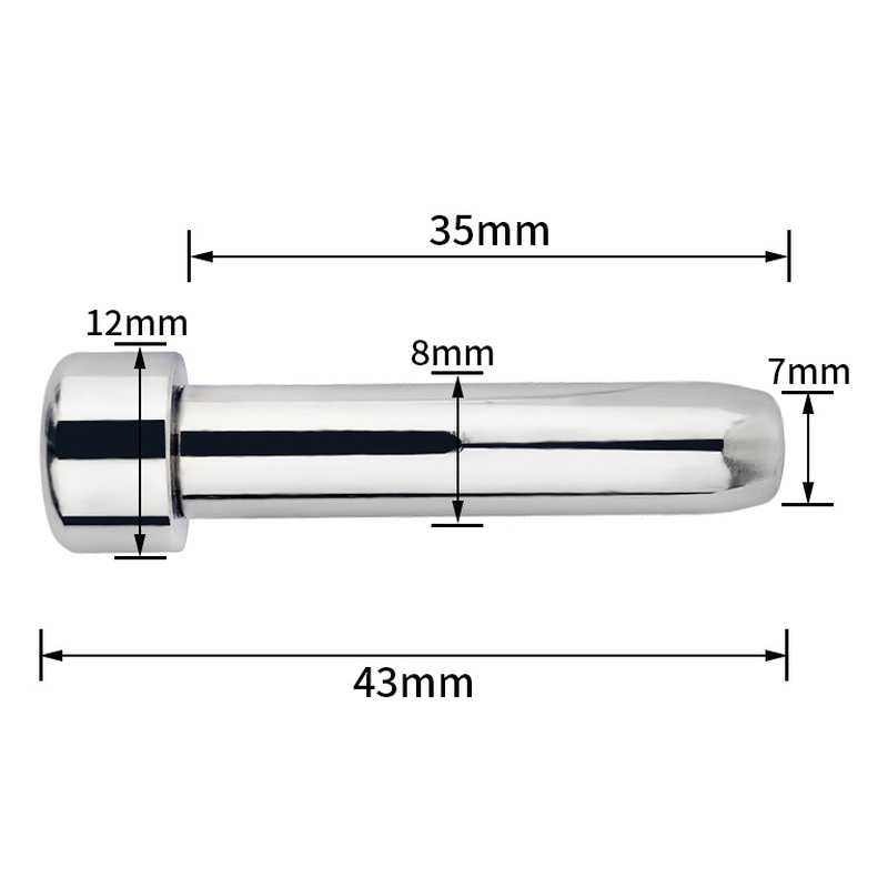 (image for) Canned Male Chastity Cock Cage with Urethral Plug