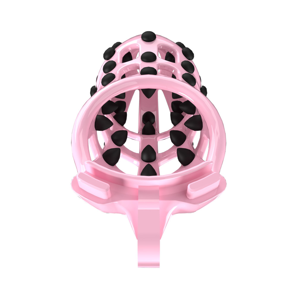 (image for) Cobra Male Chastity Cage Removable Spikes