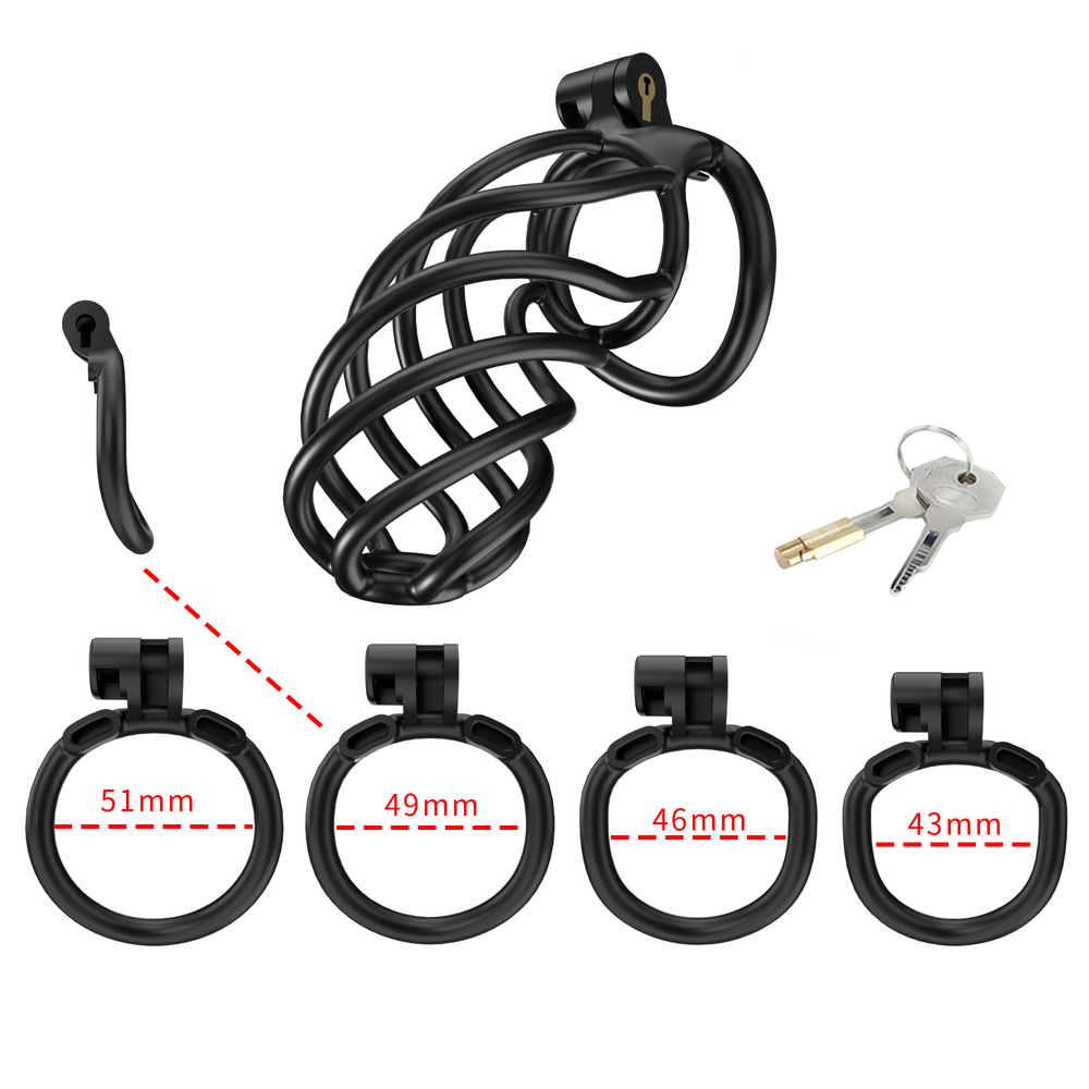 (image for) Lock Cobra Cyclone Spiral Chastity Cage