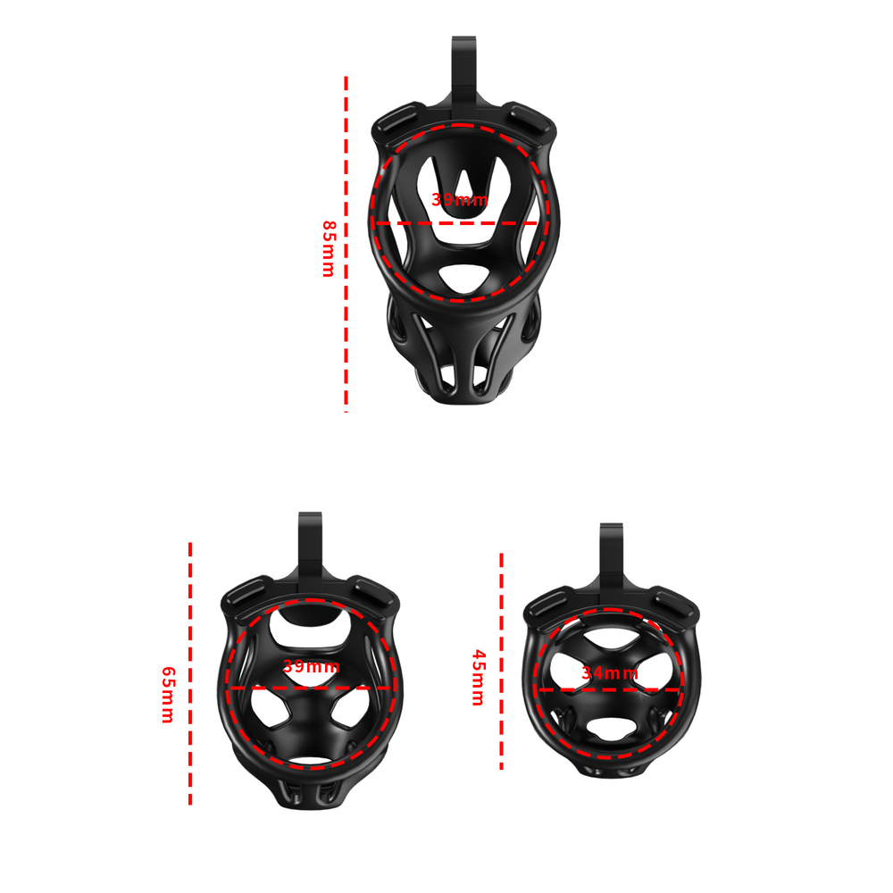 (image for) Dog Head Chastity Cage