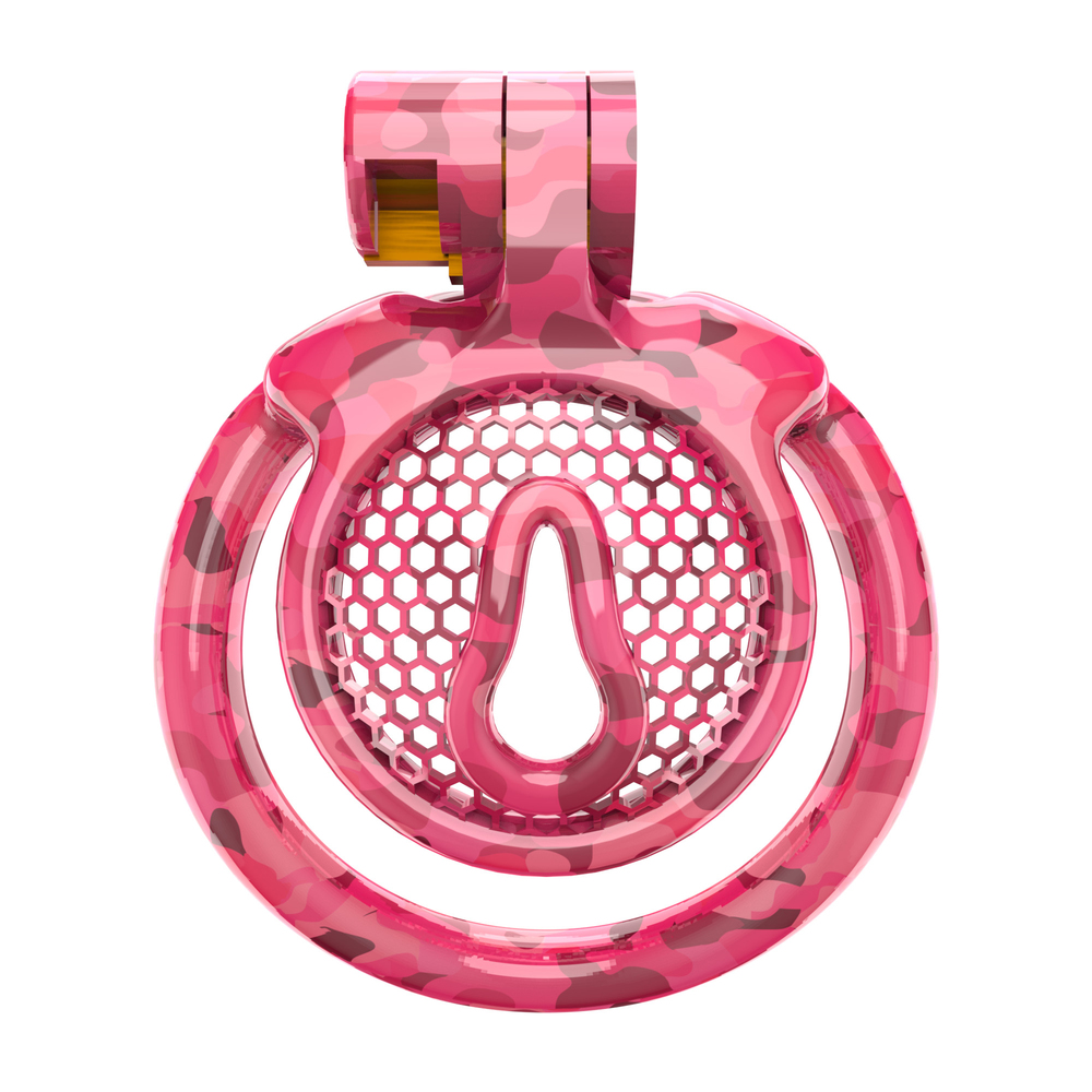 (image for) Sissy Chastity Cage With 5 Arc Rings- CX1
