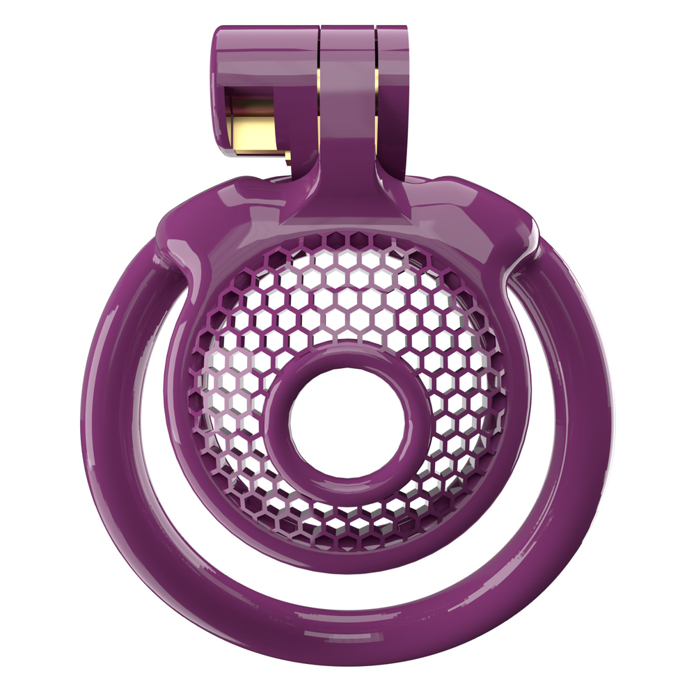 (image for) Sissy Chastity Cage With 5 Arc Rings- CX3