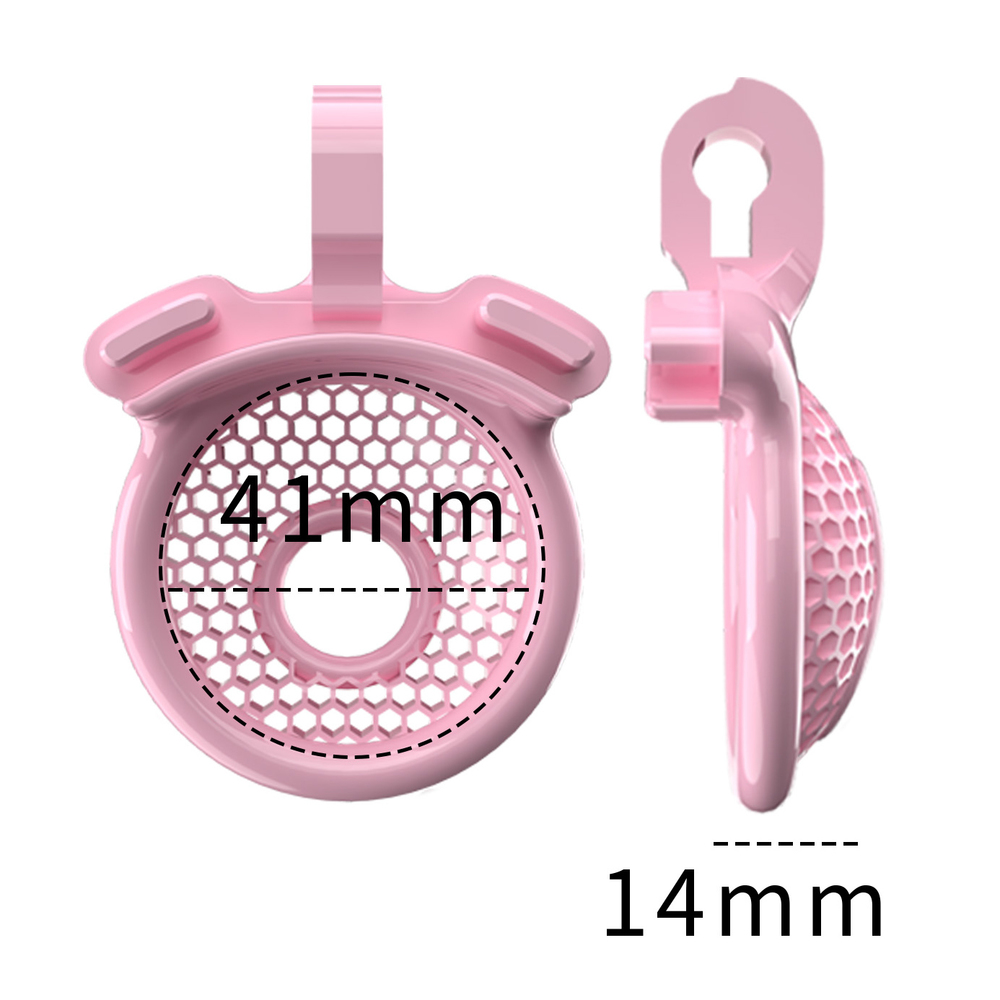 (image for) Sissy Chastity Cage With 5 Arc Rings- CX3