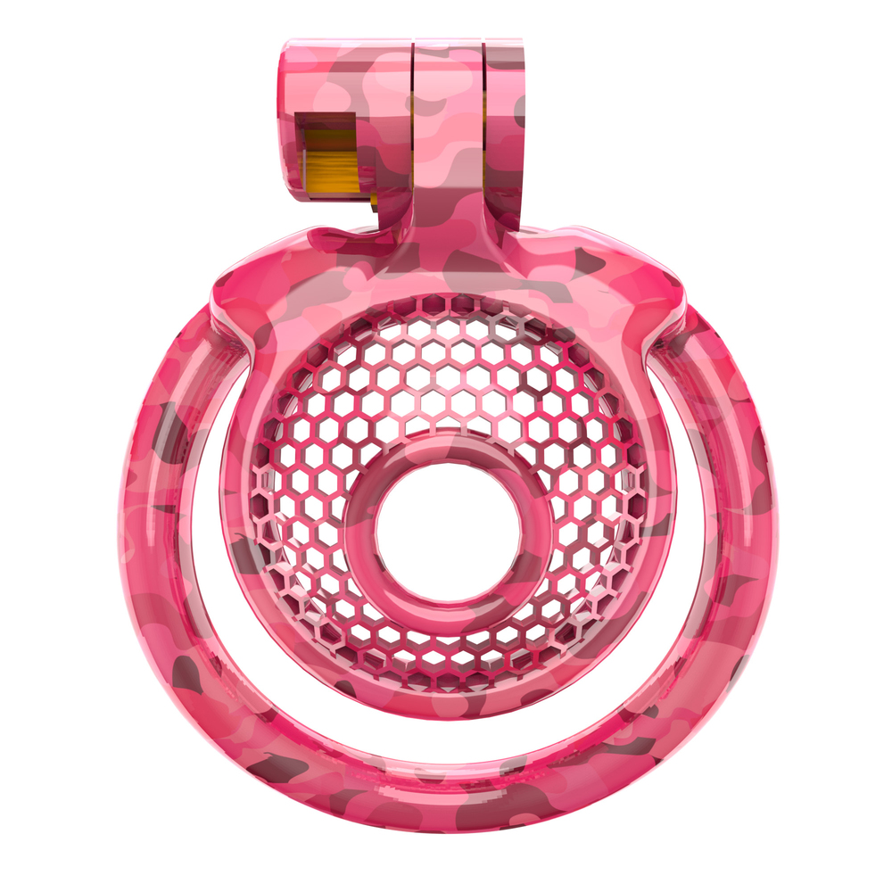(image for) Sissy Chastity Cage With 5 Arc Rings- CX3