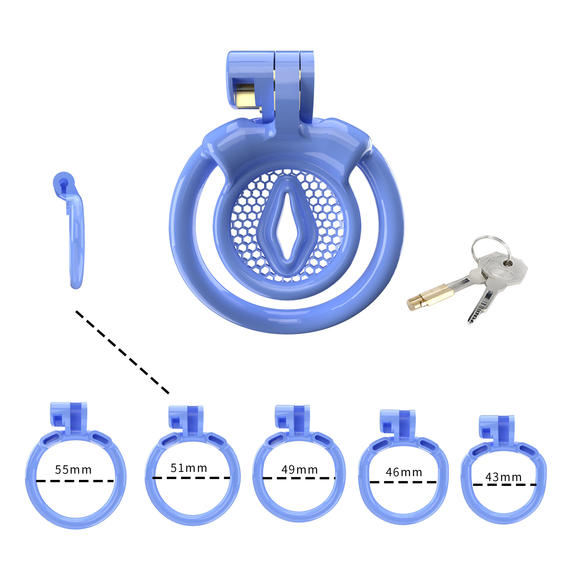 (image for) Clit Cage With 5 Arc Rings -XX2