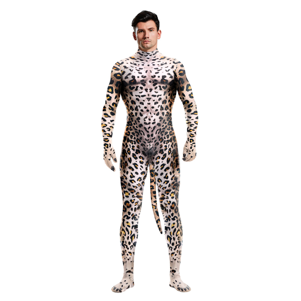 (image for) Animal Cosplay Costume - Leopard