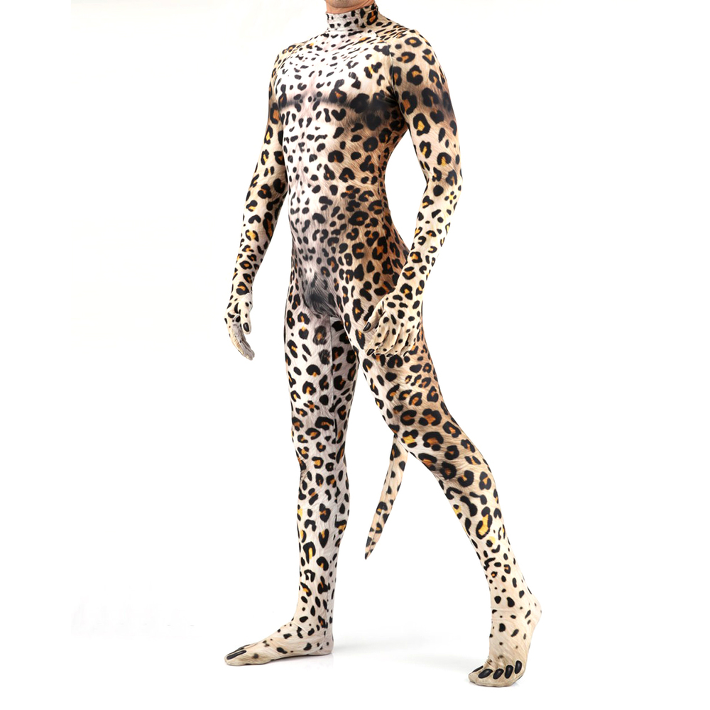 (image for) Animal Cosplay Costume - Leopard