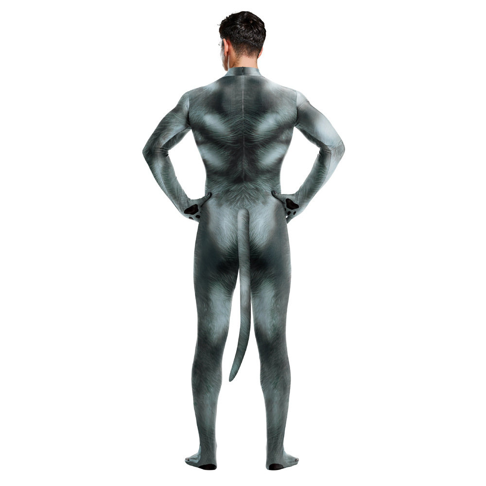 (image for) Animal Cosplay Costume - Color Grey
