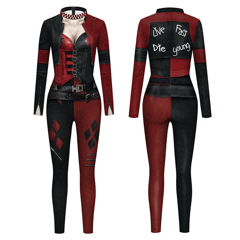 (image for) Joker Halloween Cosplay Costume Jumpsuit