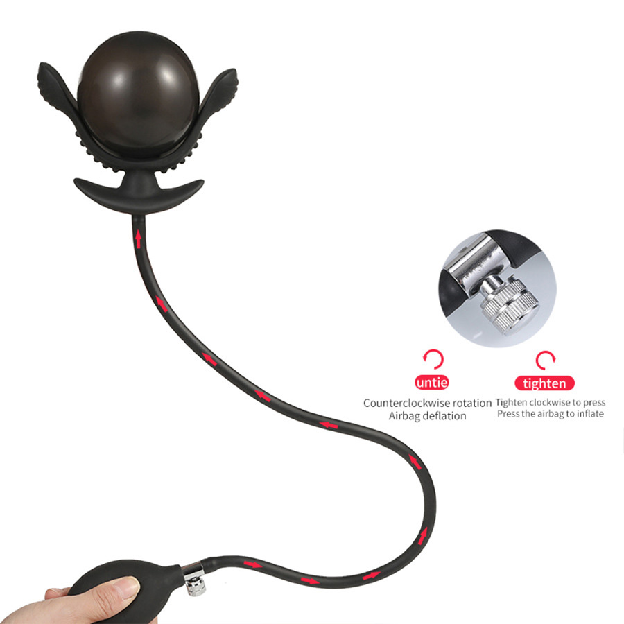 (image for) Flower Bud Inflatable Anal Plug