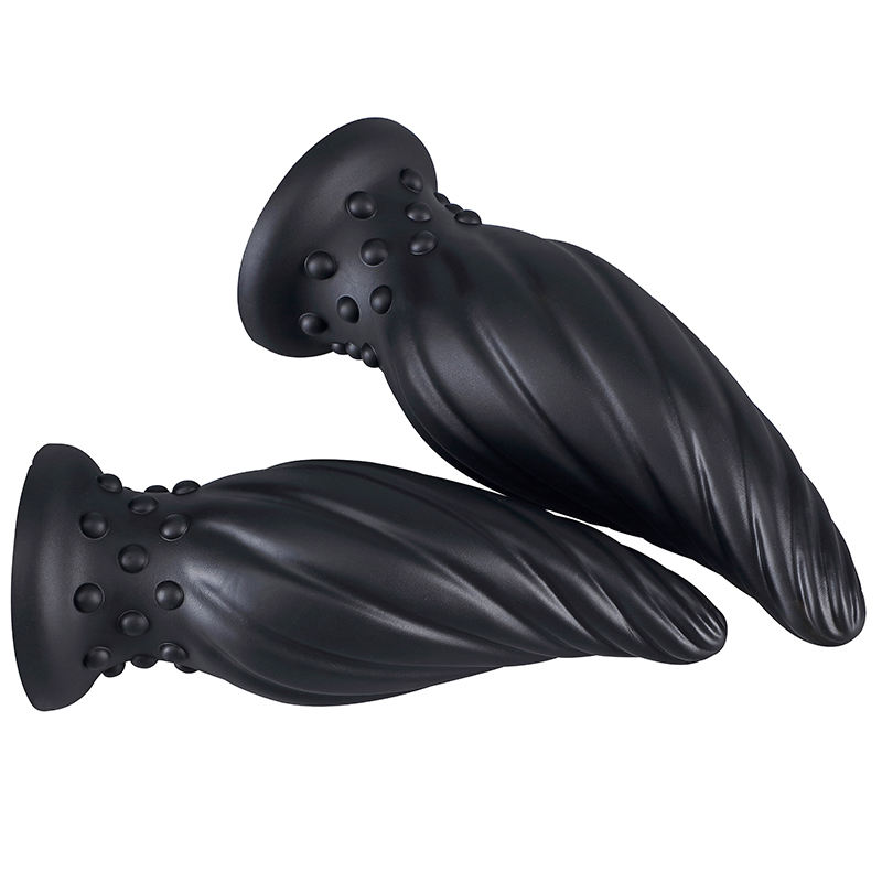 (image for) Spiral Cone Silicone Butt Plug