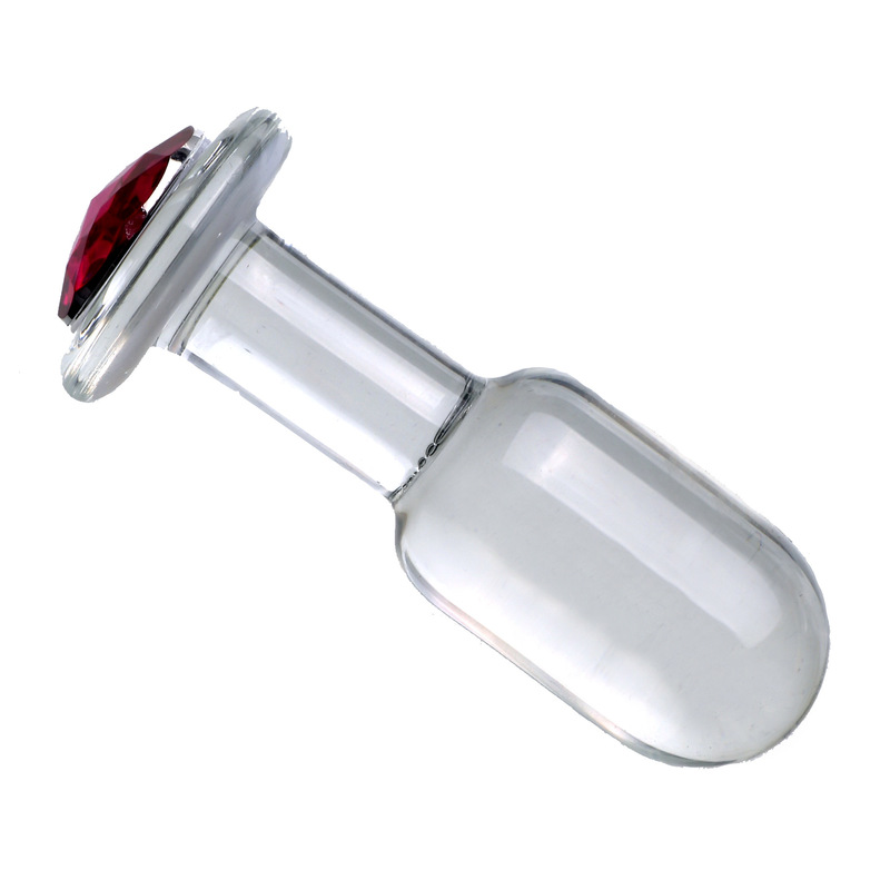 (image for) Jewel Icicles Glass Butt Plugs