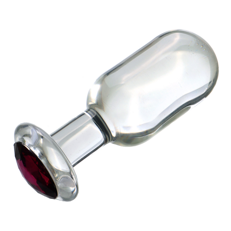 (image for) Jewel Icicles Glass Butt Plugs
