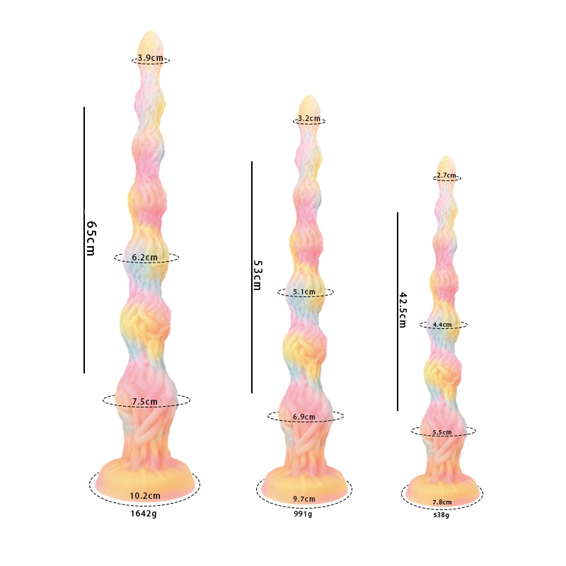 (image for) Rattan Long Anal Beads With Luminous