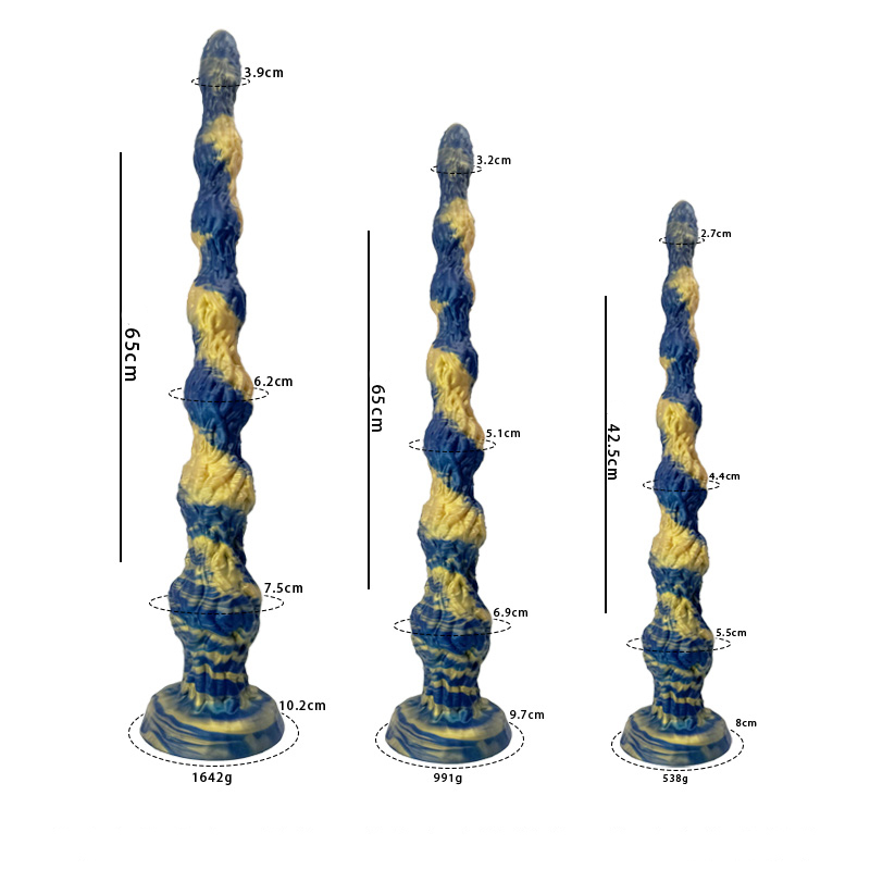 (image for) Rattan Mixed Color Extreme Long Anal Beads